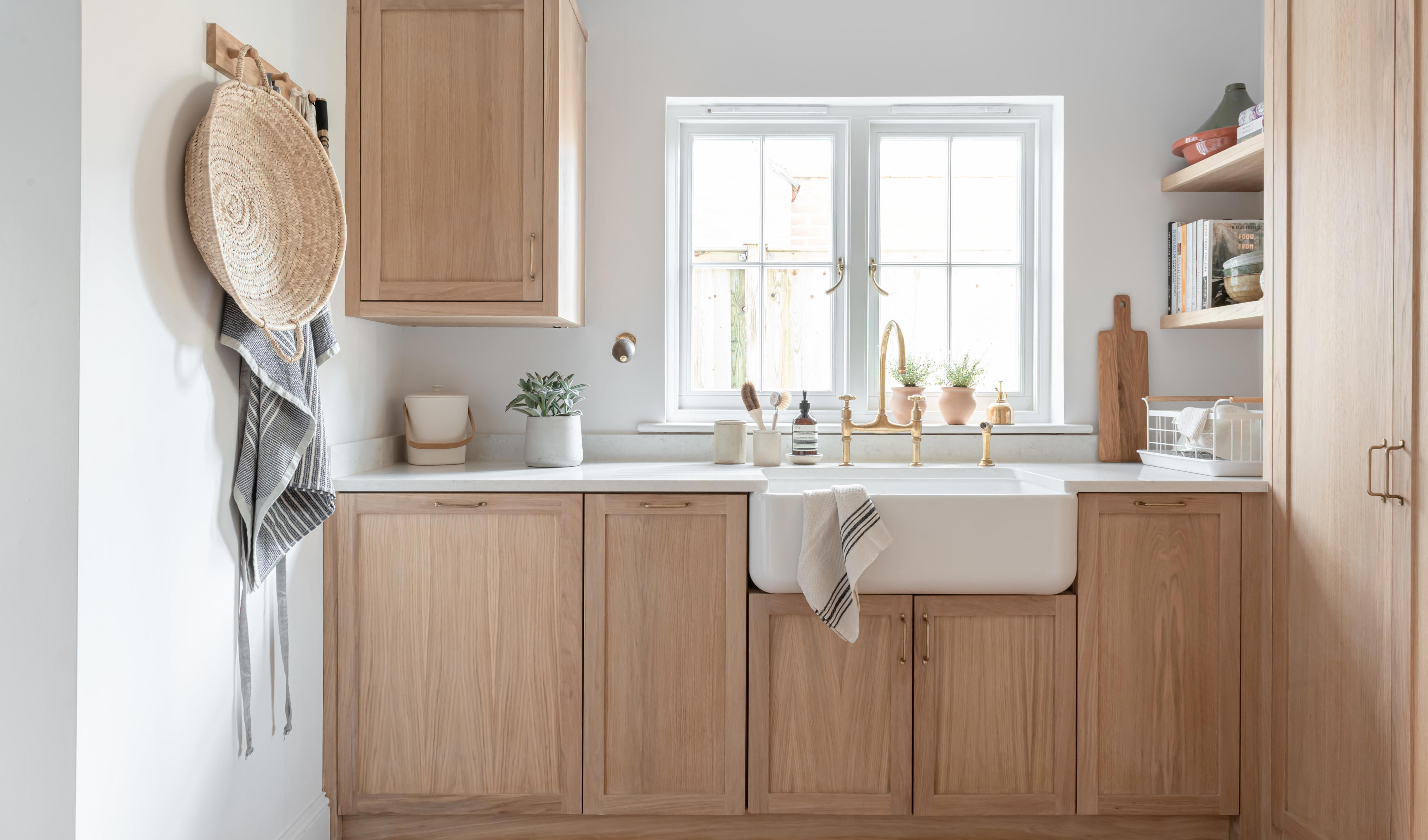 Per questa cucina erano prioritarie sia la funzione che la forma.